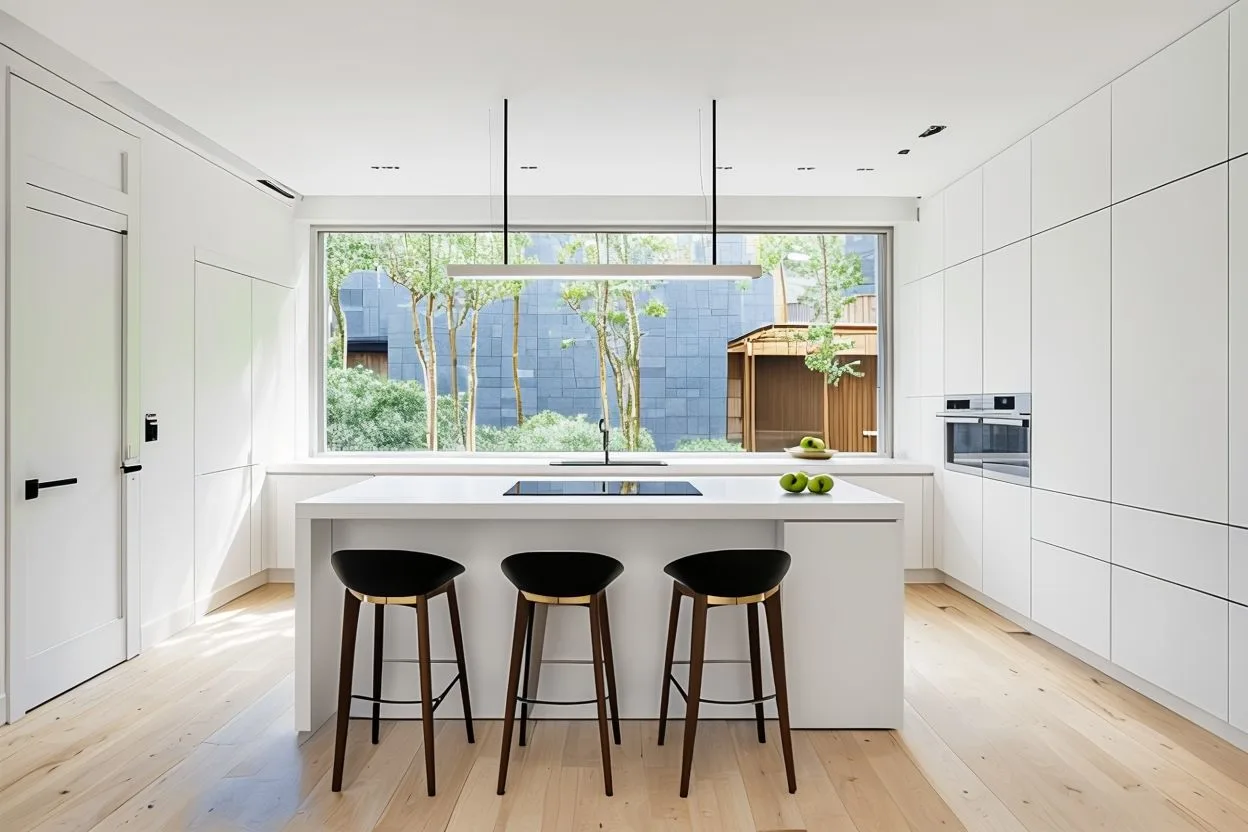 Modern Minimalist Kitchen With Smart Storage