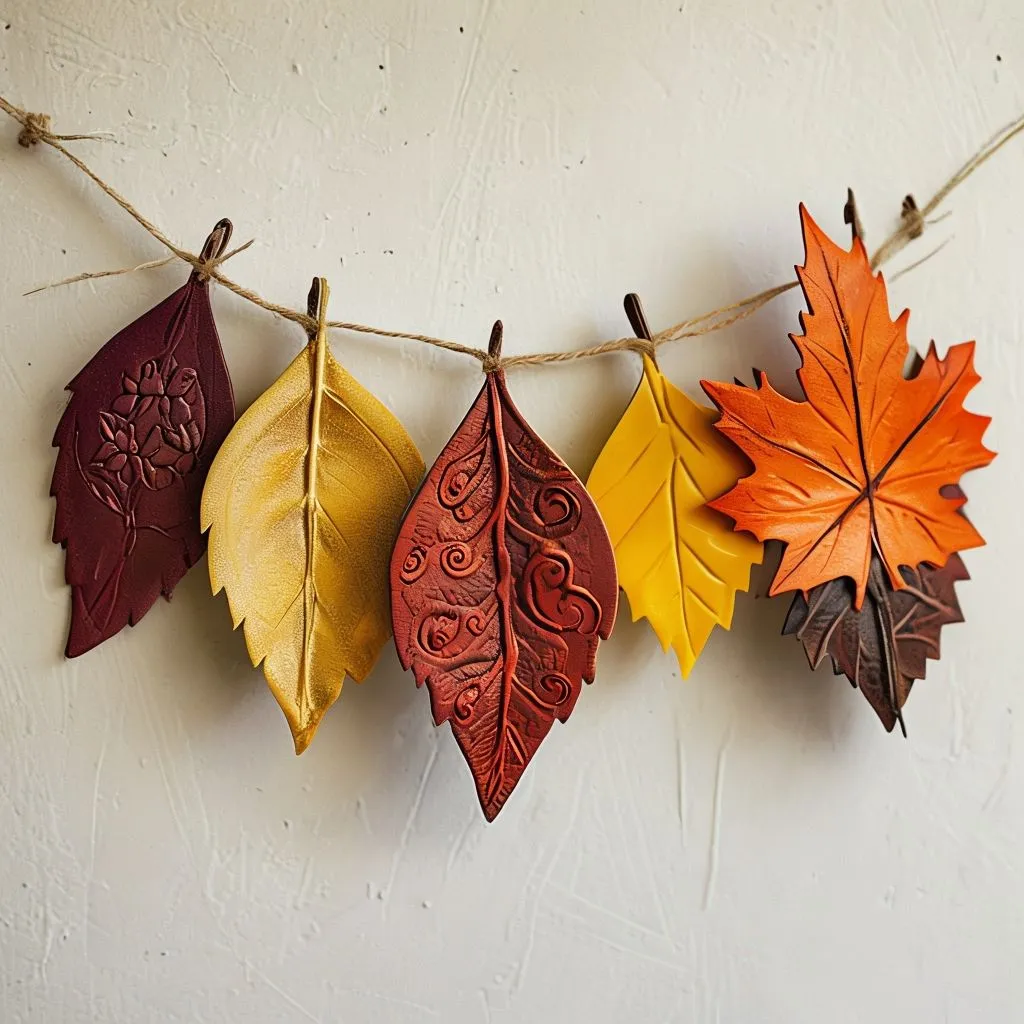 Paper Room Decor - Paper Leaf Garland