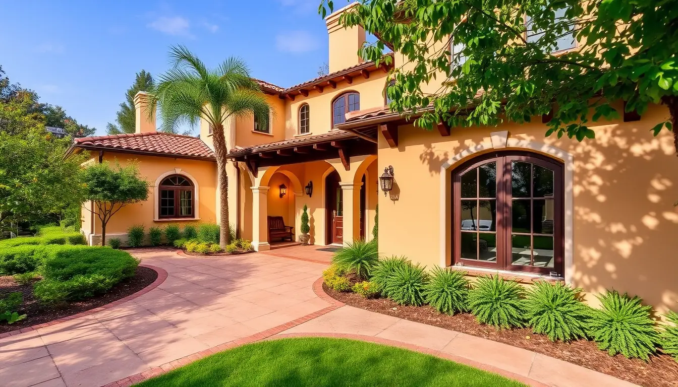 Spanish Style Homes - Earthy Tones