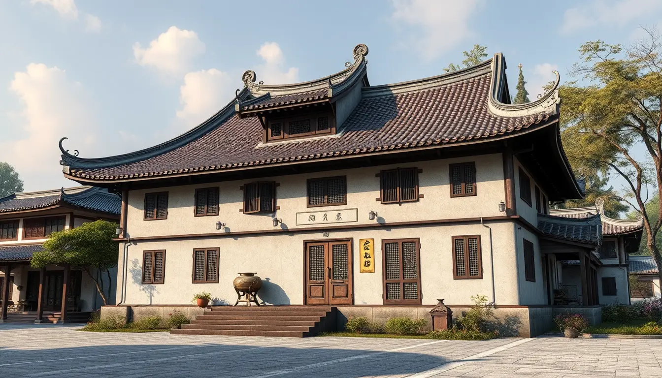 Traditional Chinese House - Southern Yin Yang