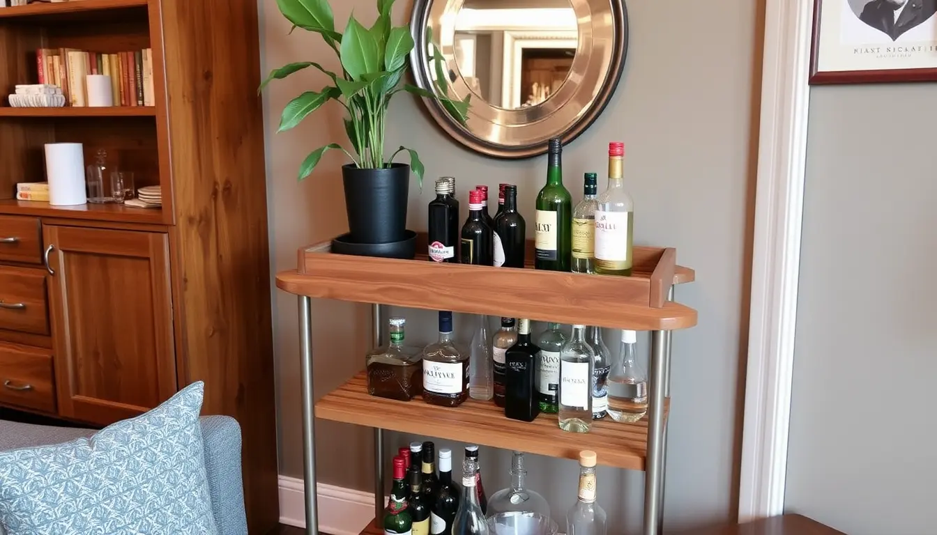 DIY Bart Cart in a Man Cave