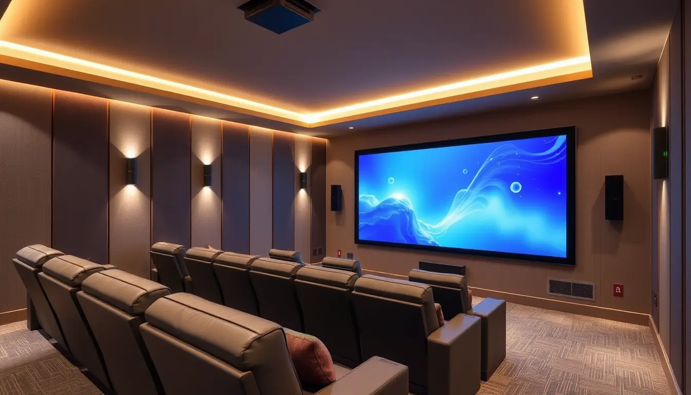 Man Cave Home Theater 