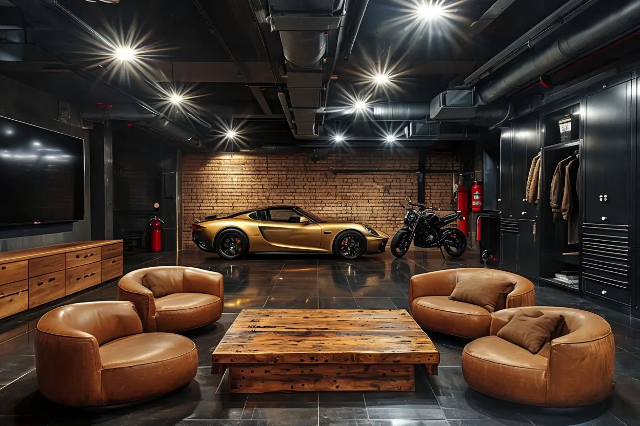 Garage Man Cave: 5 Easy Steps to Design  the Perfect Hangout for Guys or Create Your Dream Hideaway