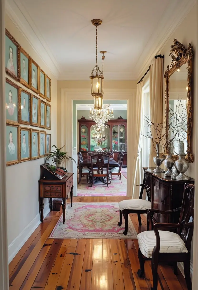 Narrow Interior of a Shotgun House